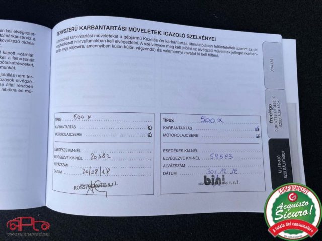 FIAT 500X usata, con Volante in pelle