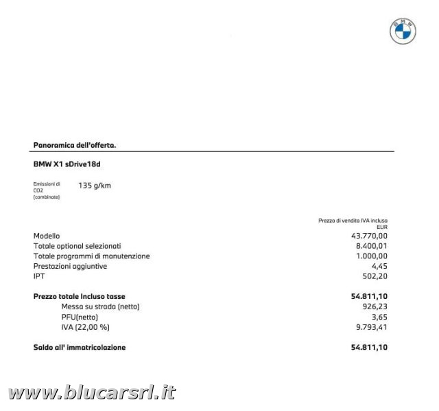 BMW X1 usata, con ESP