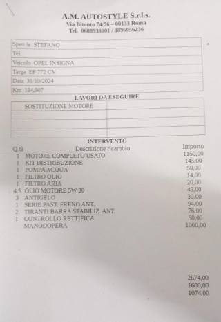 OPEL Insignia usata, con Immobilizzatore elettronico