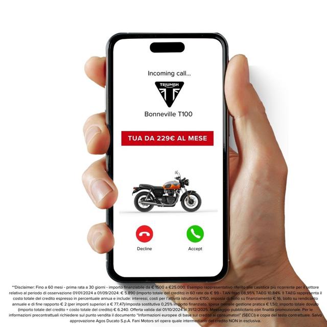 TRIUMPH Bonneville T100 usata 2