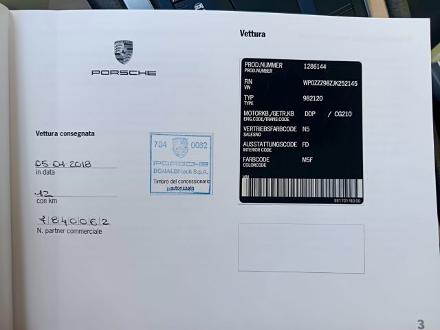 PORSCHE Cayman usata, con ESP