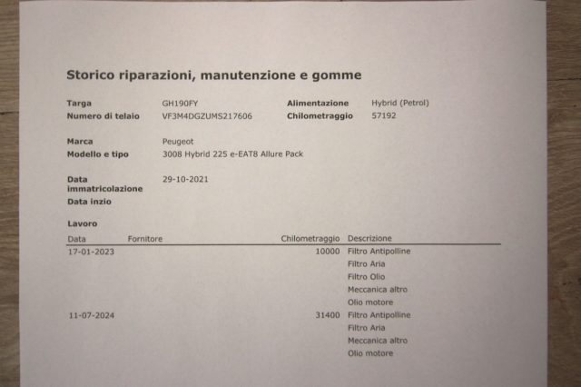 PEUGEOT 3008 usata, con Chiusura centralizzata