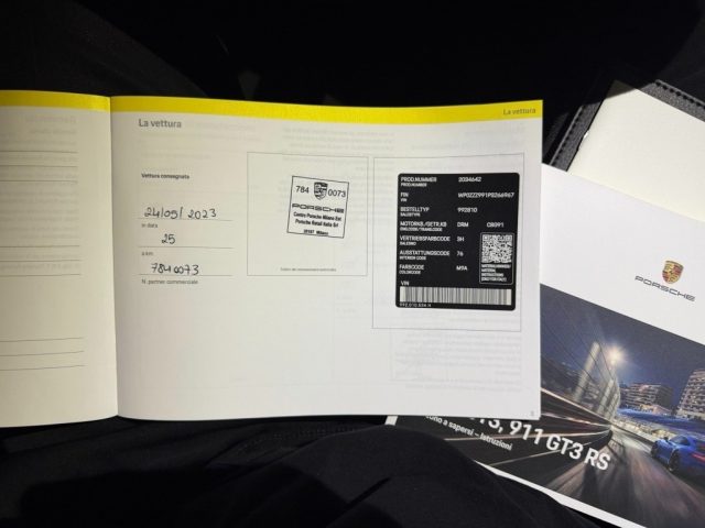 PORSCHE 911 usata, con Cronologia tagliandi