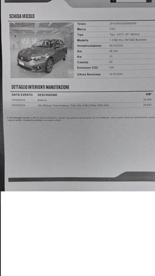 FIAT Tipo usata, con Chiusura centralizzata telecomandata