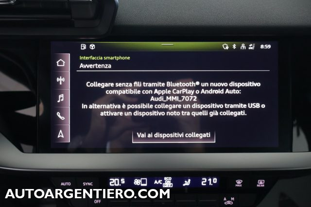 AUDI A3 usata, con Touch screen