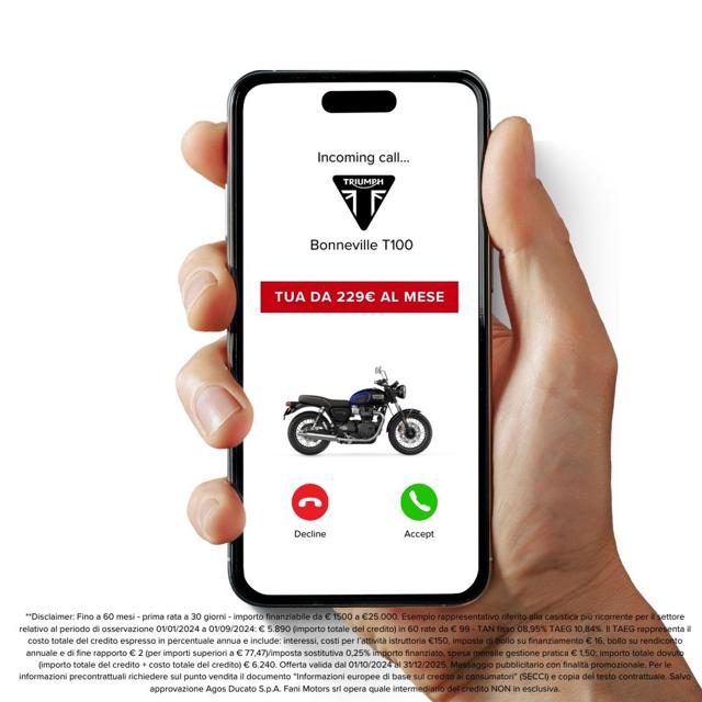 TRIUMPH Bonneville T100 usata 2