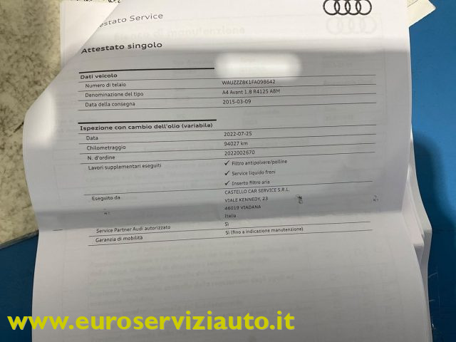 AUDI A4 usata, con Limitatore di velocità
