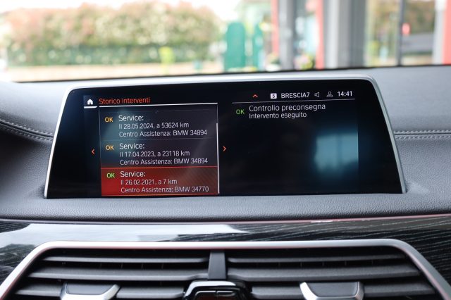 BMW 730 usata, con Head-up display