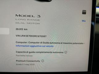 TESLA Model 3 usata, con Interni in pelle