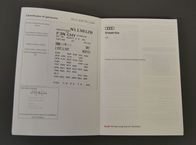 AUDI Q3 usata, con Interni in pelle