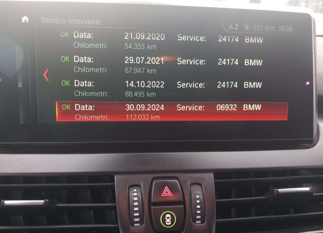 BMW 216 usata, con Servosterzo