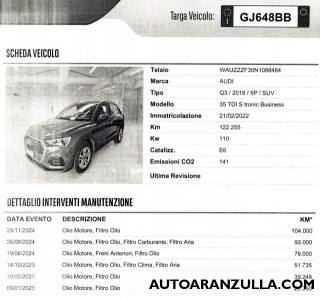 AUDI Q3 usata, con Sensori di parcheggio posteriori