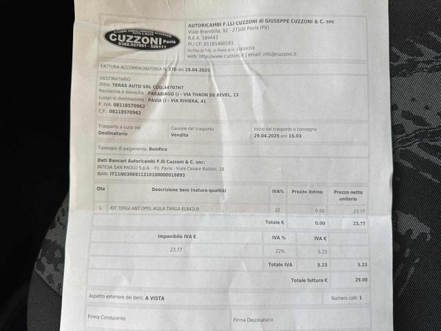 OPEL Agila usata, con Isofix