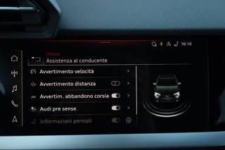 AUDI A3 usata, con Sistema di riconoscimento della stanchezza