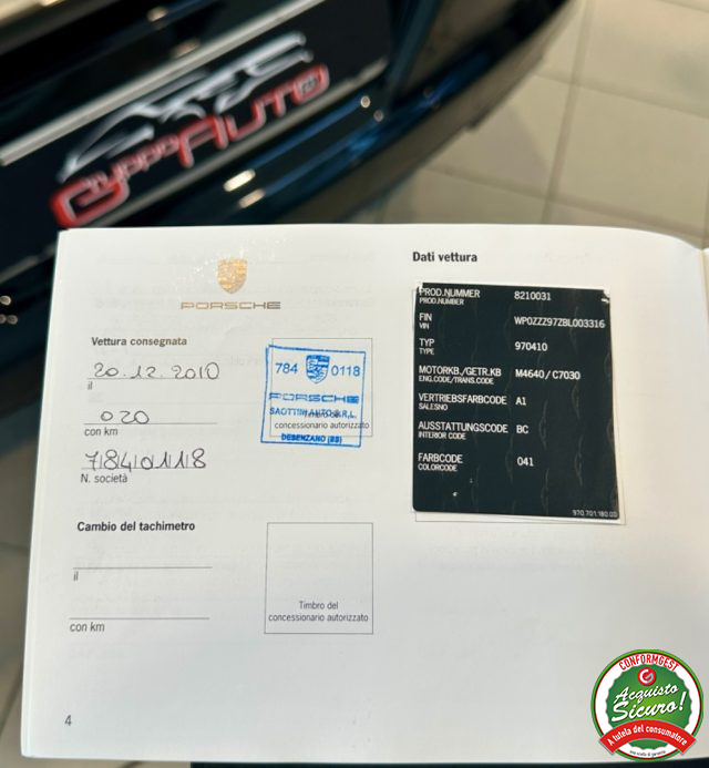 PORSCHE Panamera usata, con Sedili sportivi