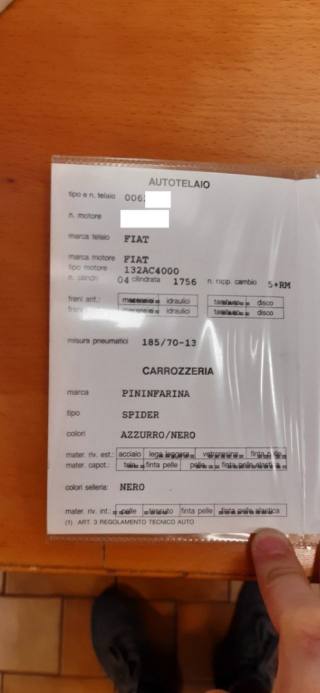 FIAT 124 Spider usata 43