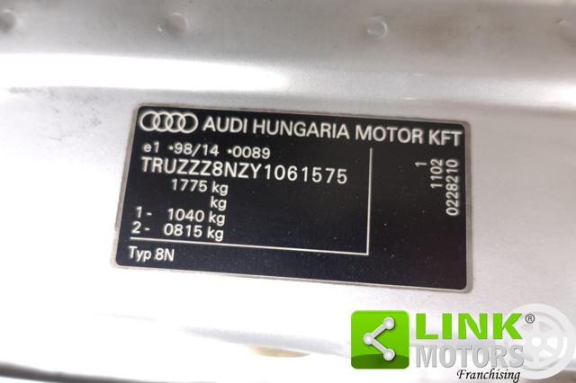 AUDI TT usata, con Luci diurne