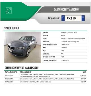 BMW 320 usata, con Start/Stop Automatico