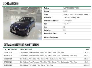 BMW 316 usata, con Controllo automatico clima