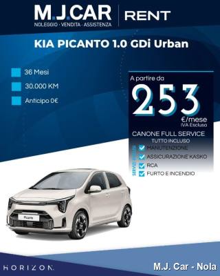 KIA Picanto 1.0 GDi 5 porte Urban