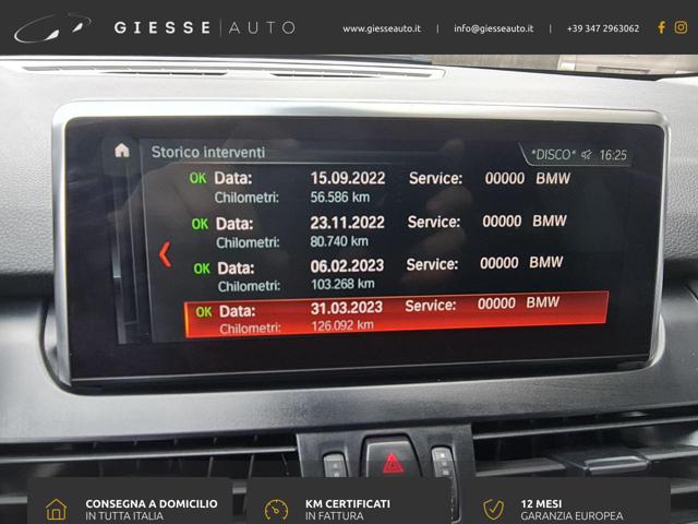 BMW 218 usata, con Vetri oscurati