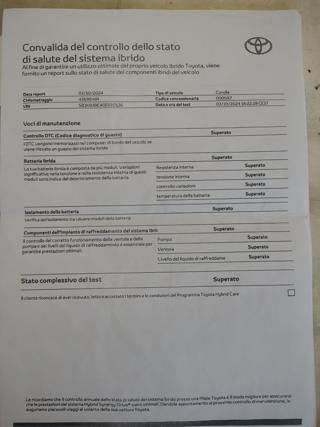 TOYOTA Corolla usata, con Vivavoce