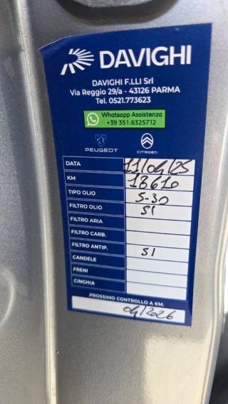 PEUGEOT 208 usata, con Cronologia tagliandi