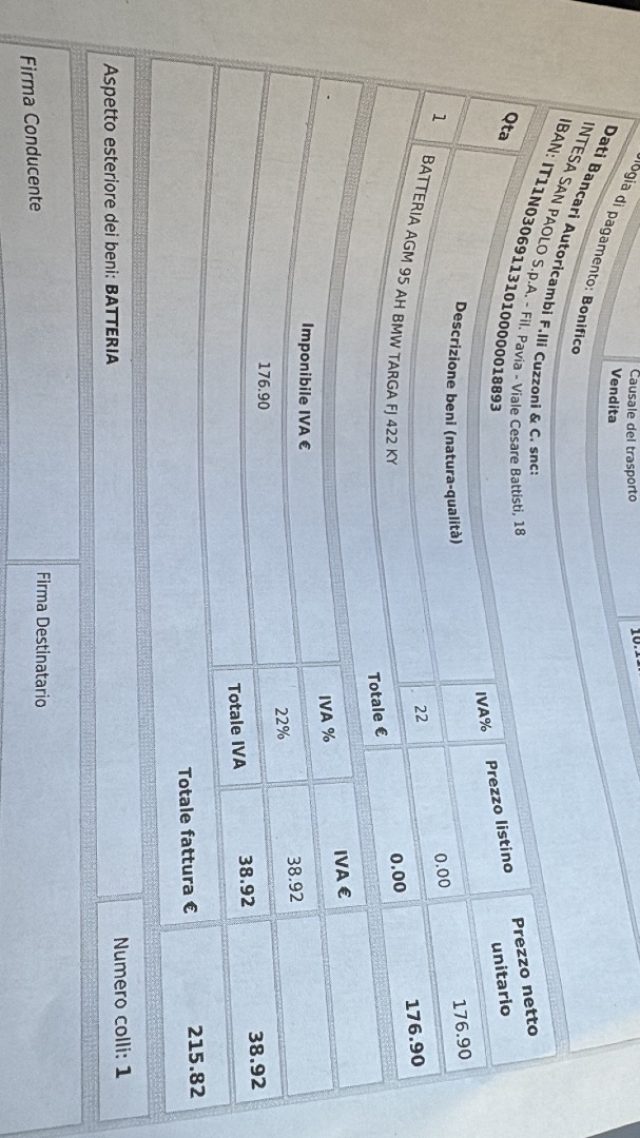 BMW 116 usata, con Ruotino