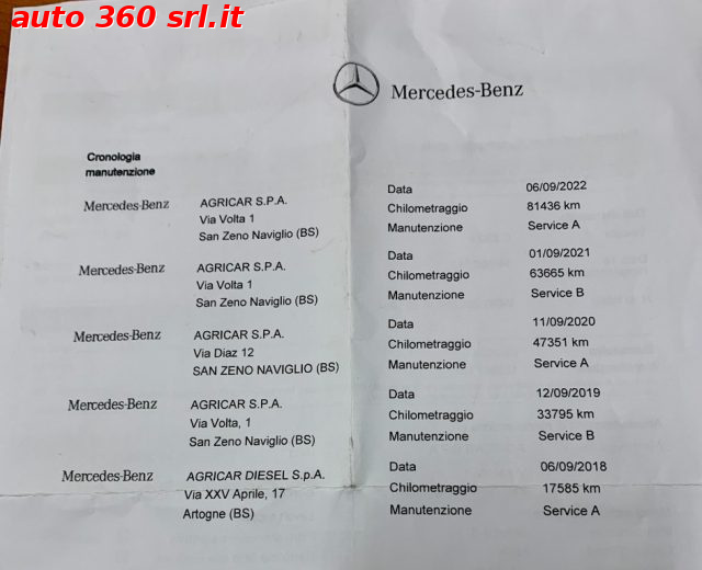 MERCEDES-BENZ C 220 usata, con Fari Xenon
