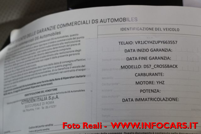 DS AUTOMOBILES DS 7 usata, con Cruise Control