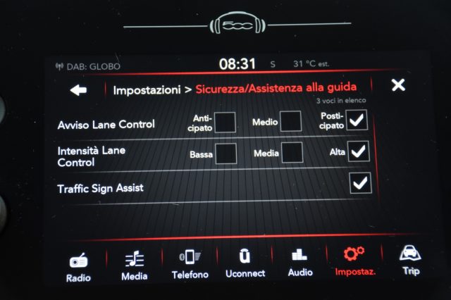 FIAT 500X usata, con Volante multifunzione