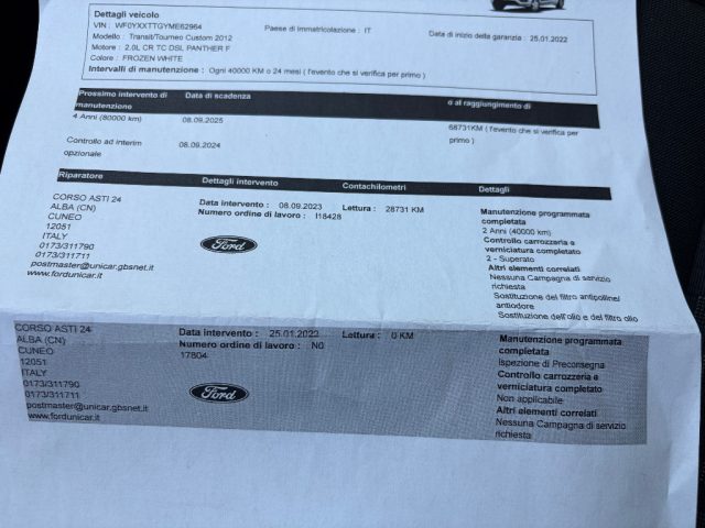 FORD Transit Custom usata 14