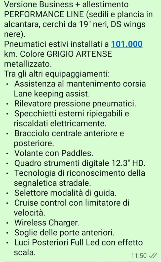 DS AUTOMOBILES DS 7 Crossback usata, con Cruise Control