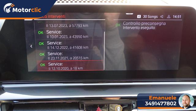 BMW 840 usata, con Fari full-led