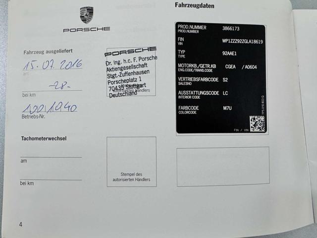 PORSCHE Cayenne usata, con Filtro antiparticolato