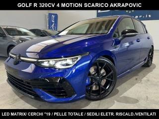 VOLKSWAGEN Golf R 2.0 DSG 4M PELLE/SCARICO AKRAP. /DCC/HARM.KARDON