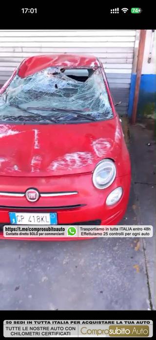 FIAT 500 1.0 Hybrid Red