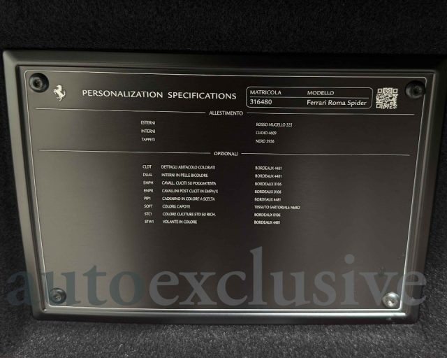 FERRARI Roma usata, con Sensore di pioggia