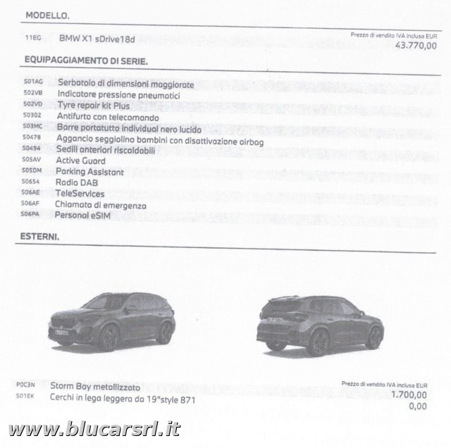 BMW X1 usata, con ESP