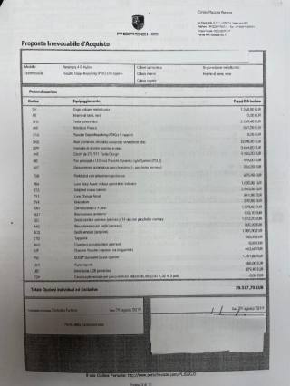 PORSCHE Panamera usata, con Trazione integrale