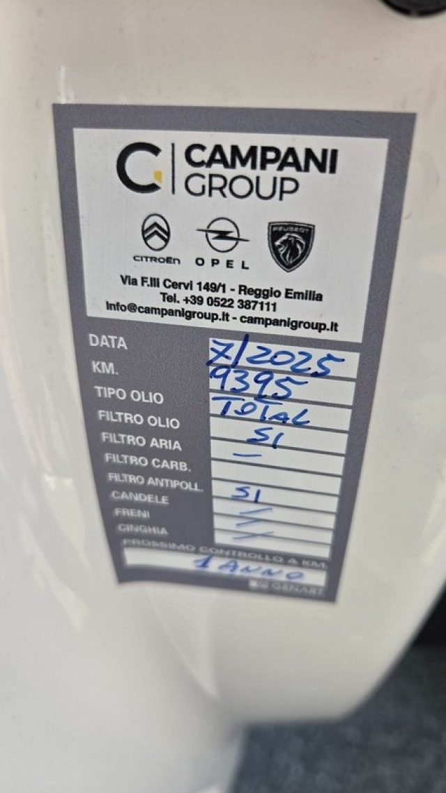 CITROEN C3 usata, con Cronologia tagliandi