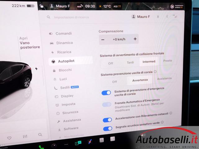 TESLA Model Y usata, con Monitoraggio pressione pneumatici