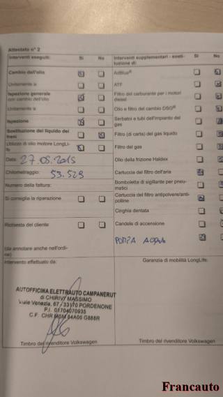 VOLKSWAGEN Golf usata, con Fendinebbia