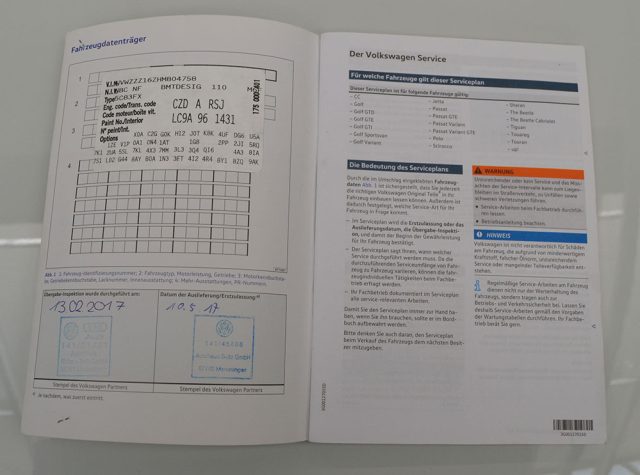 VOLKSWAGEN Maggiolino usata, con Cronologia tagliandi