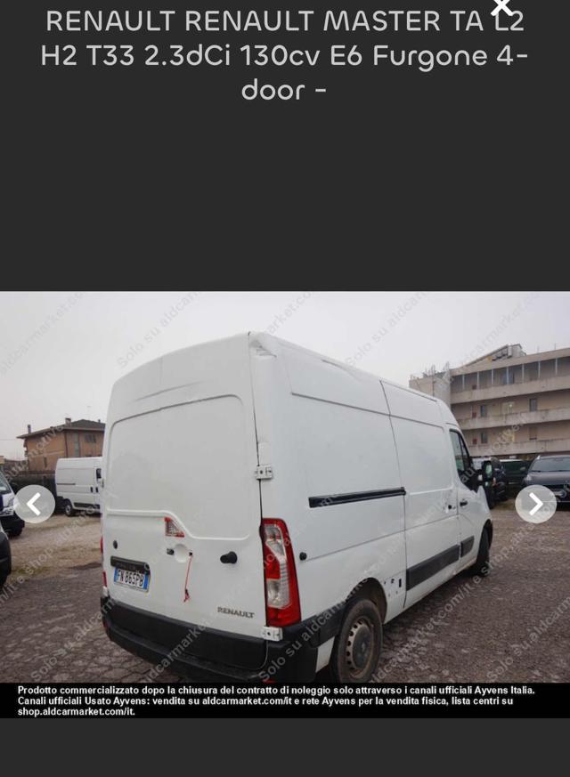 RENAULT Master usata, con Alzacristalli elettrici