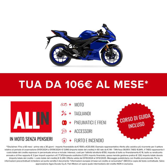 YAMAHA YZF R3 usata 1