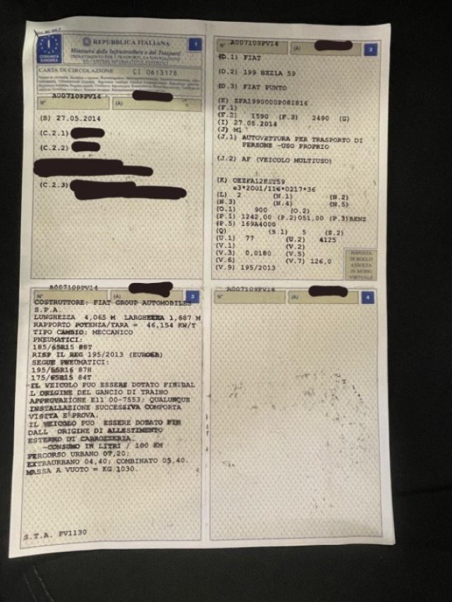 FIAT Punto usata, con Controllo vocale
