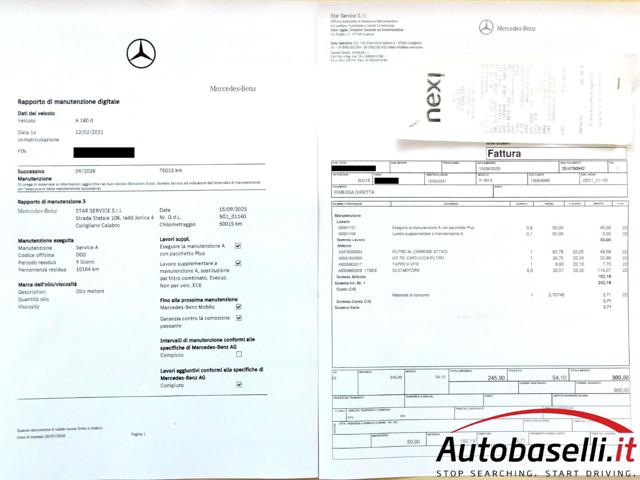 MERCEDES-BENZ A 180 usata, con Boardcomputer