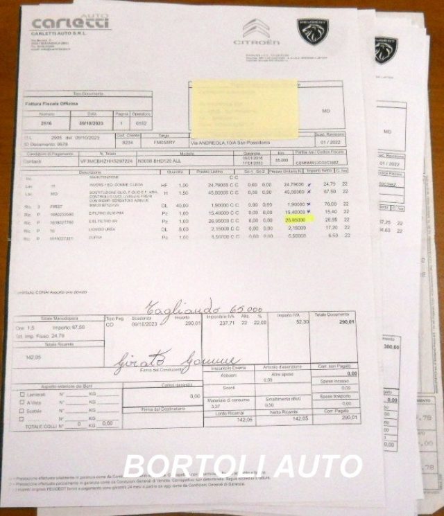 PEUGEOT 3008 usata, con Servosterzo