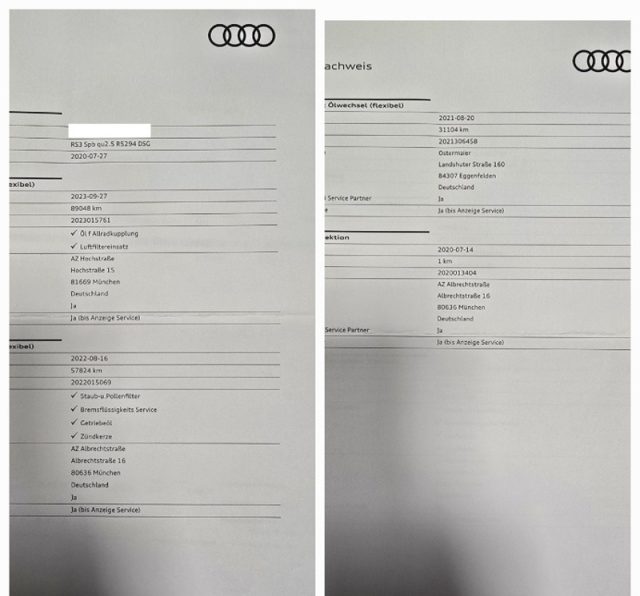 AUDI RS3 usata, con ESP